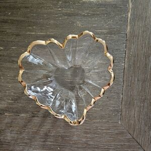 Vintage Mikasa Heart With Golden Trim